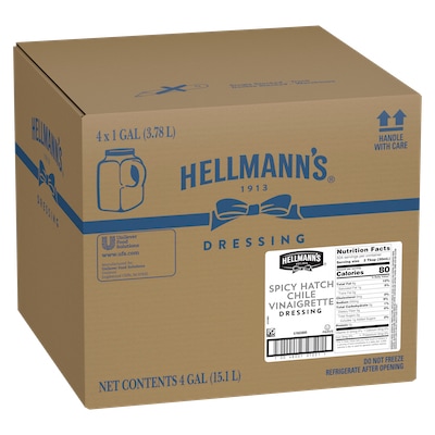 Hellmann's® Spicy Hatch Chile Vinaigrette - I’m constantly looking for new flavor combinations like the Hellmann's® Spicy Hatch Chile Vinaigrette (4 x 1 gal) to keep my salads fresh and exciting.